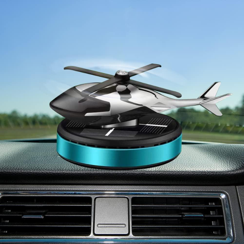 Solar-Powered Rotating Helicopter Car Dashboard Diffuser Fragrance