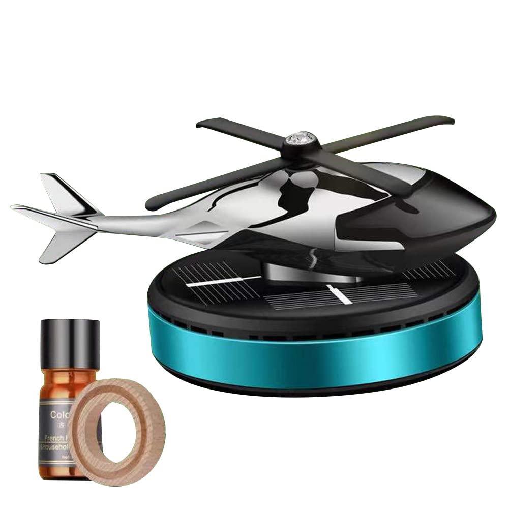 Solar-Powered Rotating Helicopter Car Dashboard Diffuser Fragrance