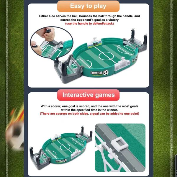 Green Detachable Football Board Game – Easy Storage & Fun Play